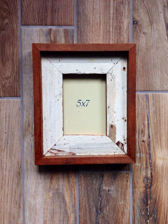 Rustic Cypress Picture Frame by LeftLaneDreamer on Etsy