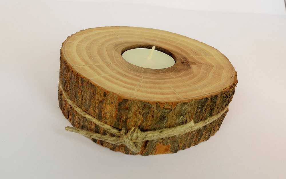 Handmade Wooden Candle Holder Natural Wooden By Jandmcraftcorner 