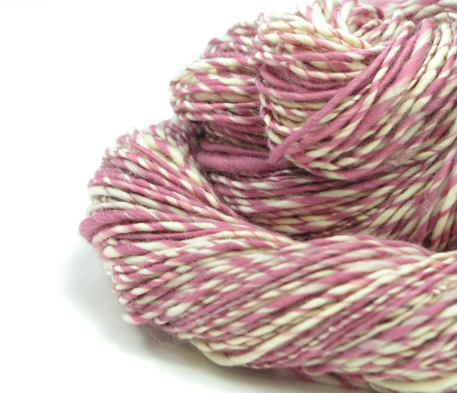 Worsted Weight Yarn Handspun Yarn Merino Yarn by TheSavvyStitch