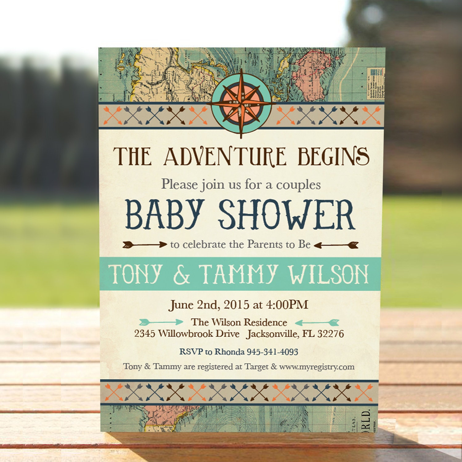 Couples Baby Shower Invitations
