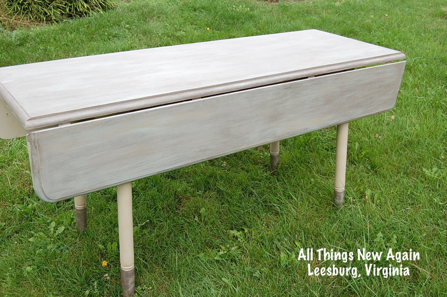 Drop Leaf Farmhouse Style Table by AllThingsNewAgainVA | Etsy