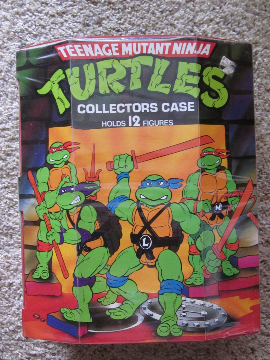 Vintage 1980s Teenage Mutant Ninja Turtles CARRYING CASE