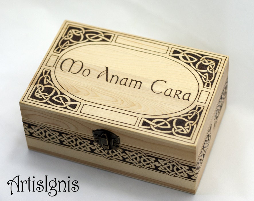 Mo Anam Cara Celtic Jewelry Box Trinket box Treasure box