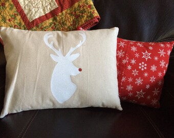 rudolph the red nosed reindeer pillow