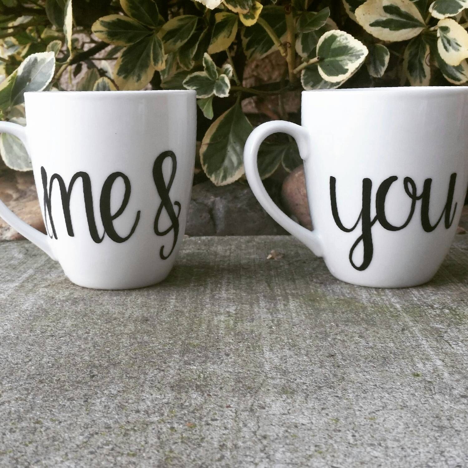 Coffee mugs // His and Her mugs // me and you couple Coffee