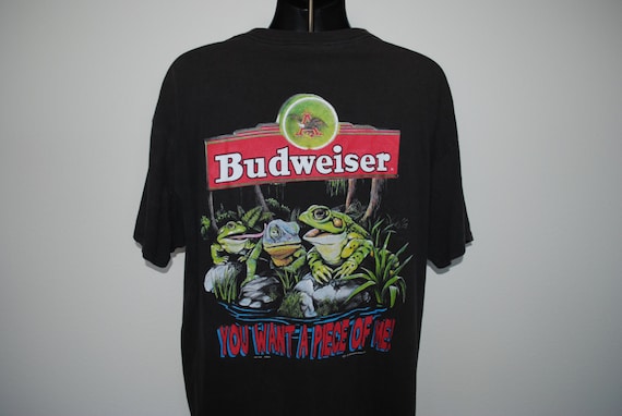 budweiser frog shirt