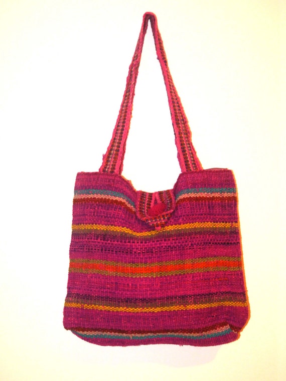 peruvian woven bags