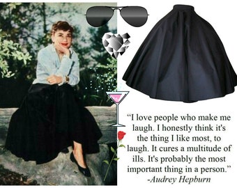 Audrey hepburn skirt | Etsy