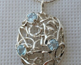 Natale Pietra Preziosa Tanzanite 925 Argento Sterling Handmade - Foto 6