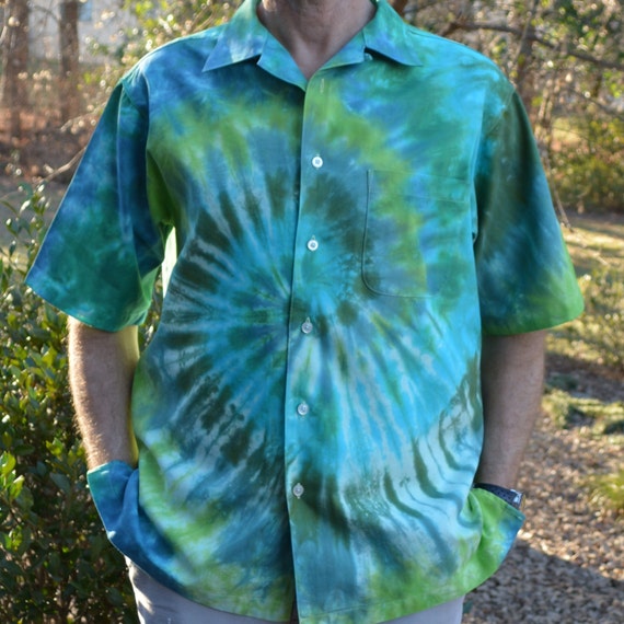 tie dye button up