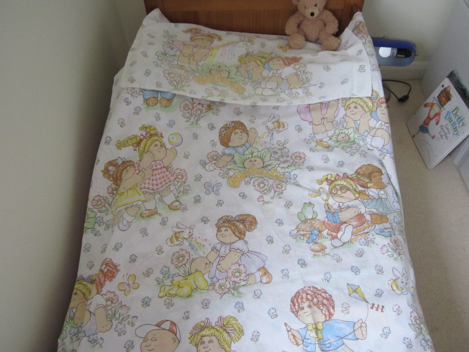 Vintage Cabbage Patch Kids Dolls Duvet Cover And Pillowcase.