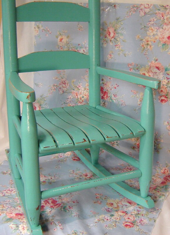 Child’s Rocking Chair Rocker Shabby Chic Nursery Children’s Furniture