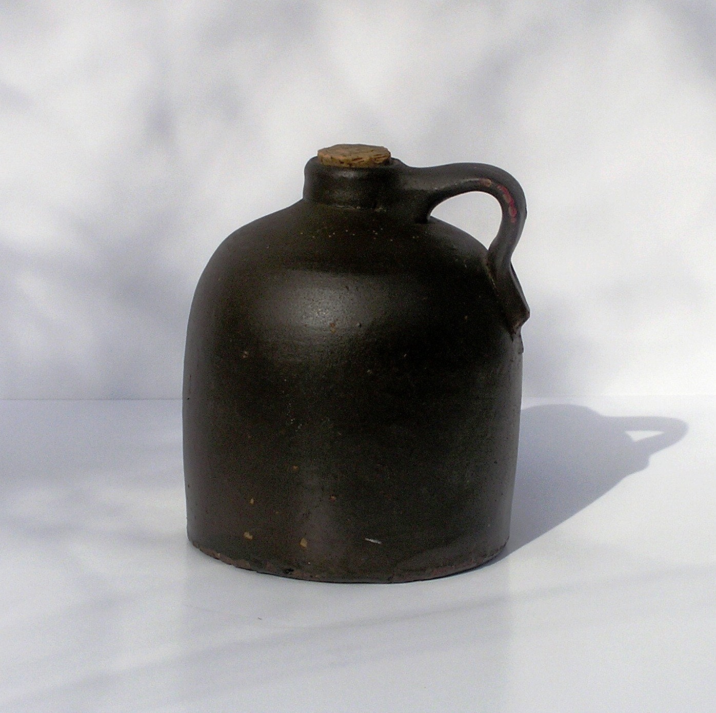 Vintage Molasses Pottery Jug W Original Cork By Treasurebydemand