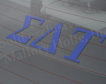 Officially Licensed Sigma Delta Tau 8" x 3" Bumper Sticker / Window Decal