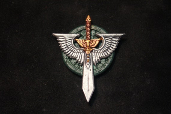 Warhammer 40K DARK ANGELS DEATHWING Badge by TheWarCrafter