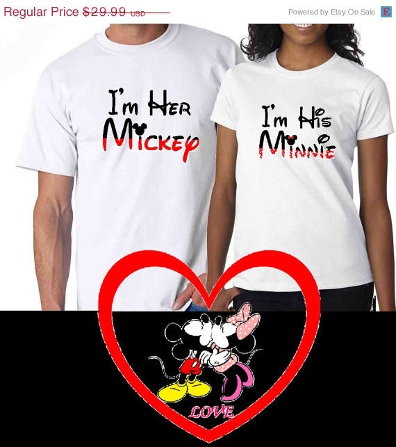 his hers mickey minnie shirts