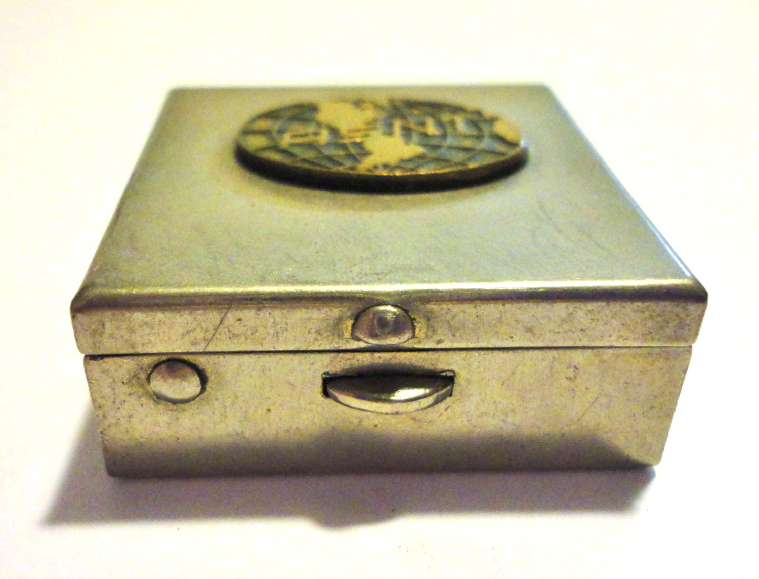 Vintage Metal BOX/ Ring or Pill Box/ Industial Decor/ ASNT – Haute Juice