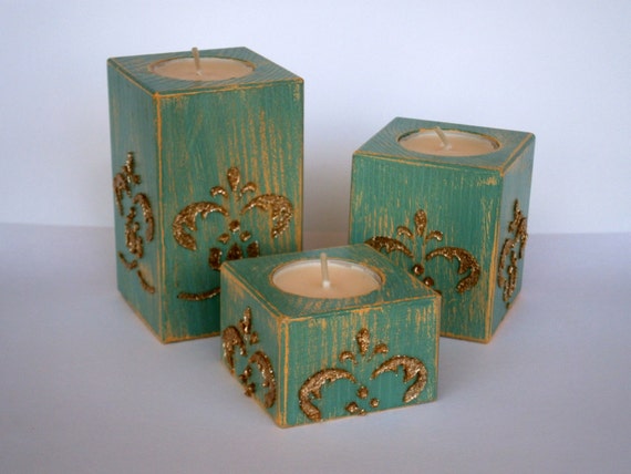 shabby chic tea light holders wooden tealight holders mantel centerpiece shabby chic home shabby chic tea light holders wooden tealight holders mantel centerpiece shabby chic home