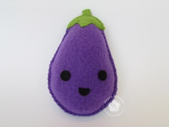 eggplant plush toy