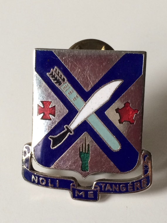 Items Similar To Vintage US Army Crest: Second Infantry Regiment - Noli ...