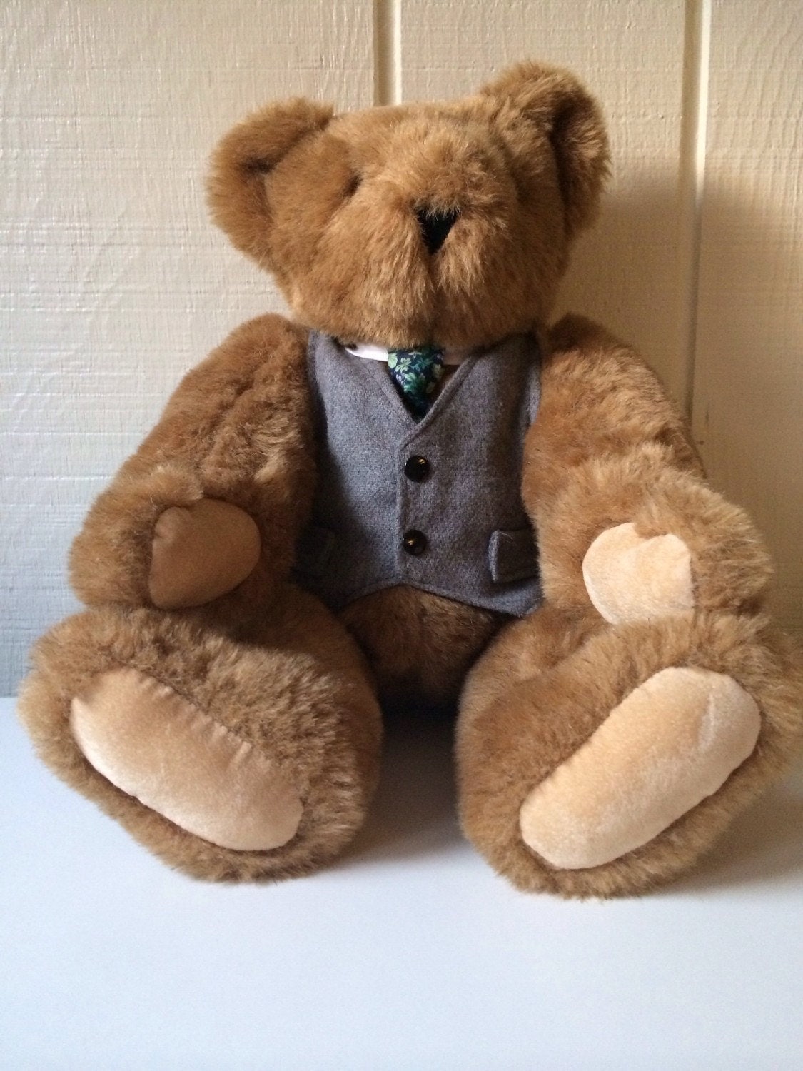 Vintage The Vermont Teddy Bear Co. Teddy Bear With by PrimoTempo