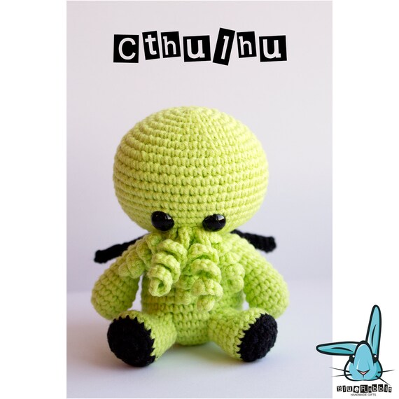 Cthulhu Crochet amigurumi doll crochet toy crocheted