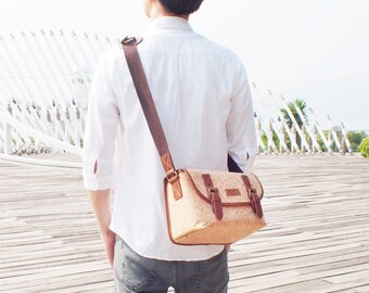RISY Cork Camera Bag / Shoulder / Messenger Bag