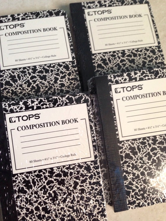 Mini composition book bundle by PeachAurora on Etsy
