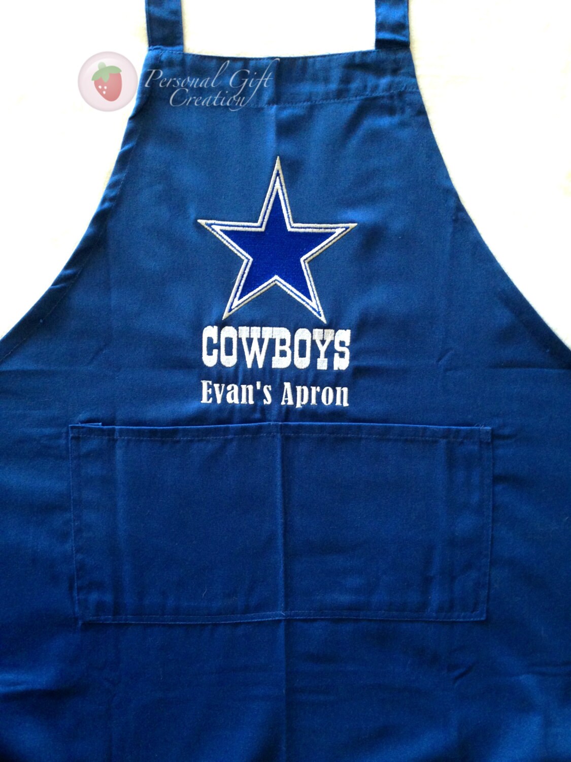 Dallas Cowboys BBQ Apron by PersonalGCreation on Etsy