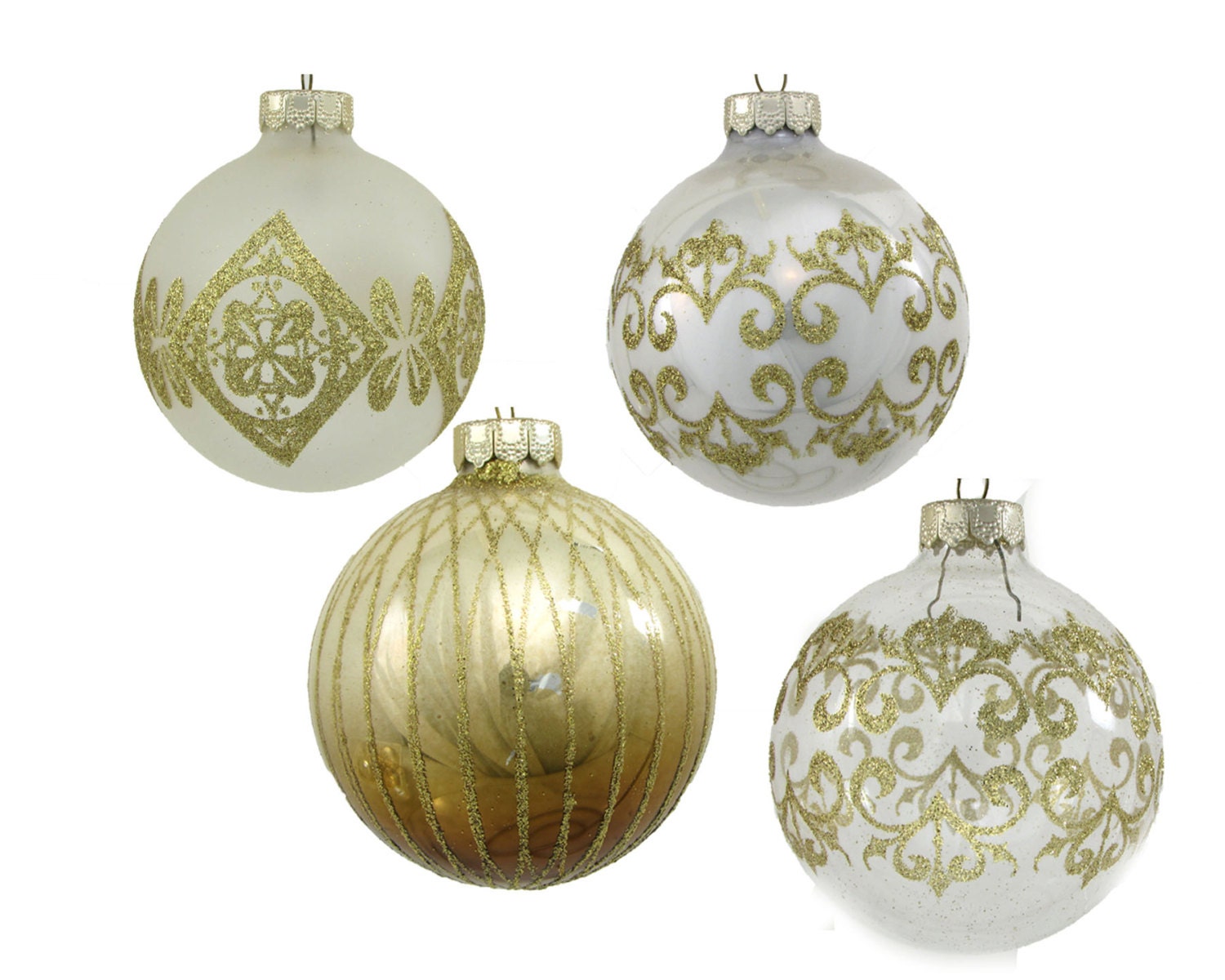silvestri gold christmas glass ball ornament by whatnotgems silvestri gold christmas glass ball ornament by whatnotgems
