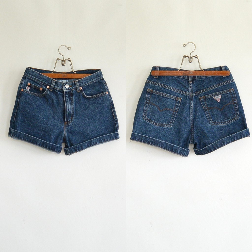 vintage guess denim shorts