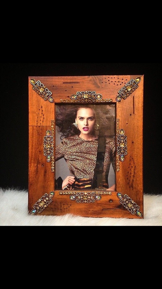 Items similar to 5x7 Unique Wooden Picture Frame Unique Picture Frame