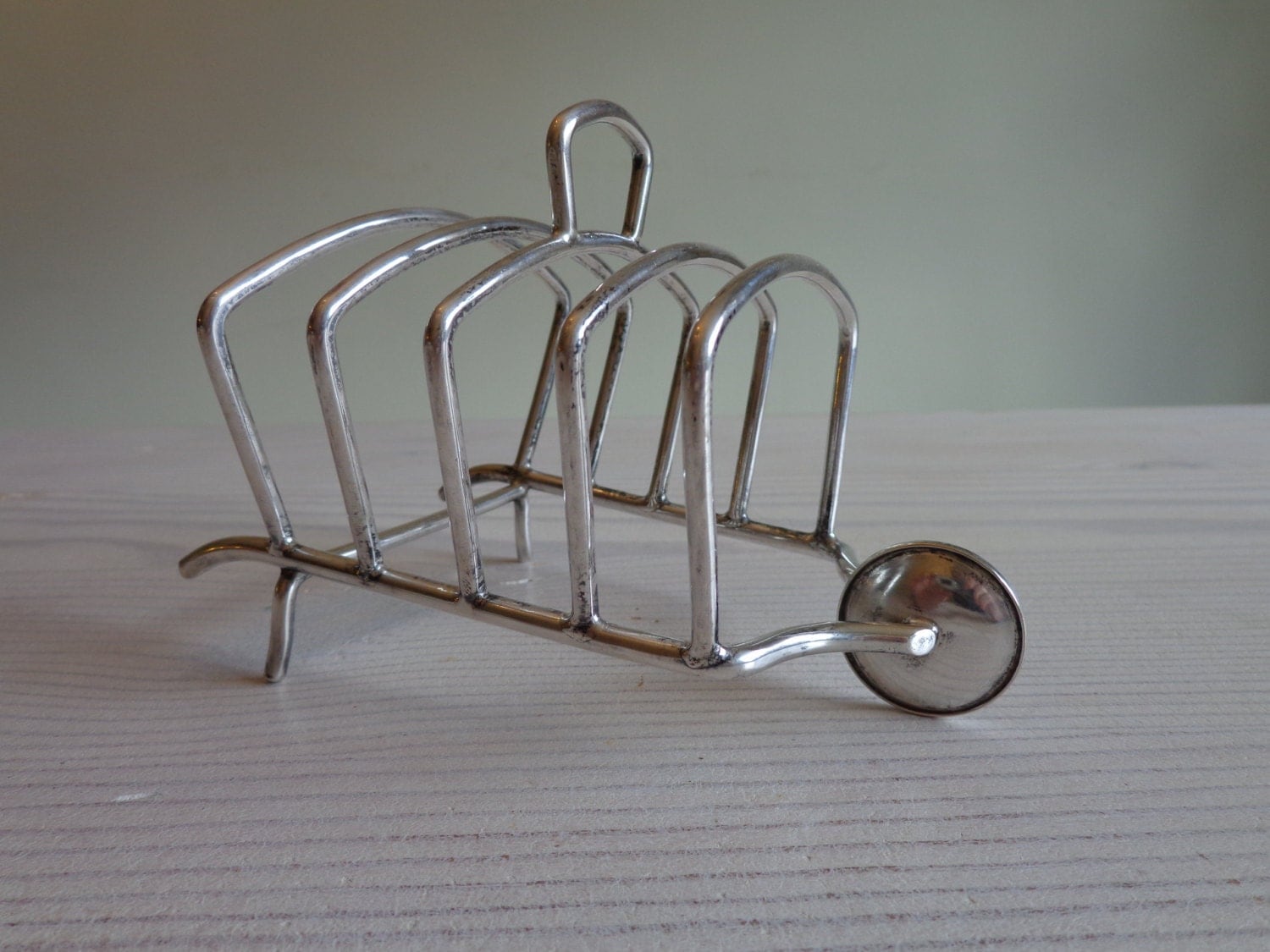 Vintage toast rack vintage silver plated wheelbarrow shaped