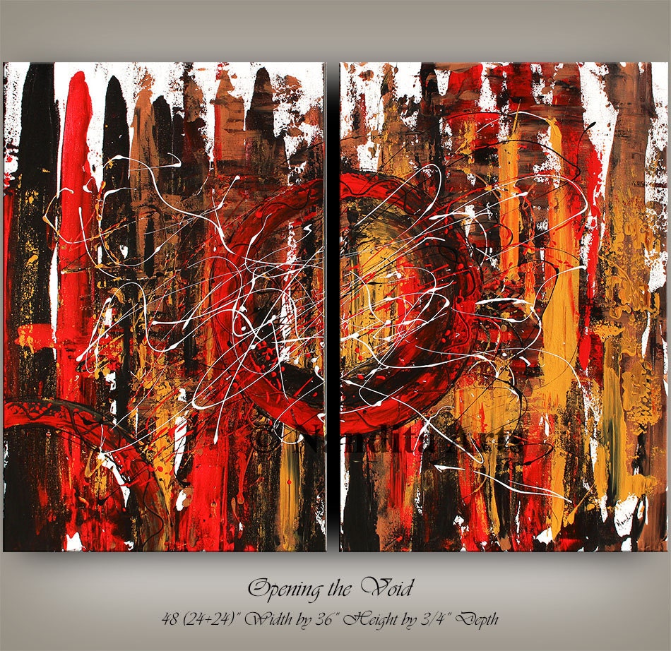 Original LANDSCAPE PAINTINGS large oil by ContemporaryArtDaily
