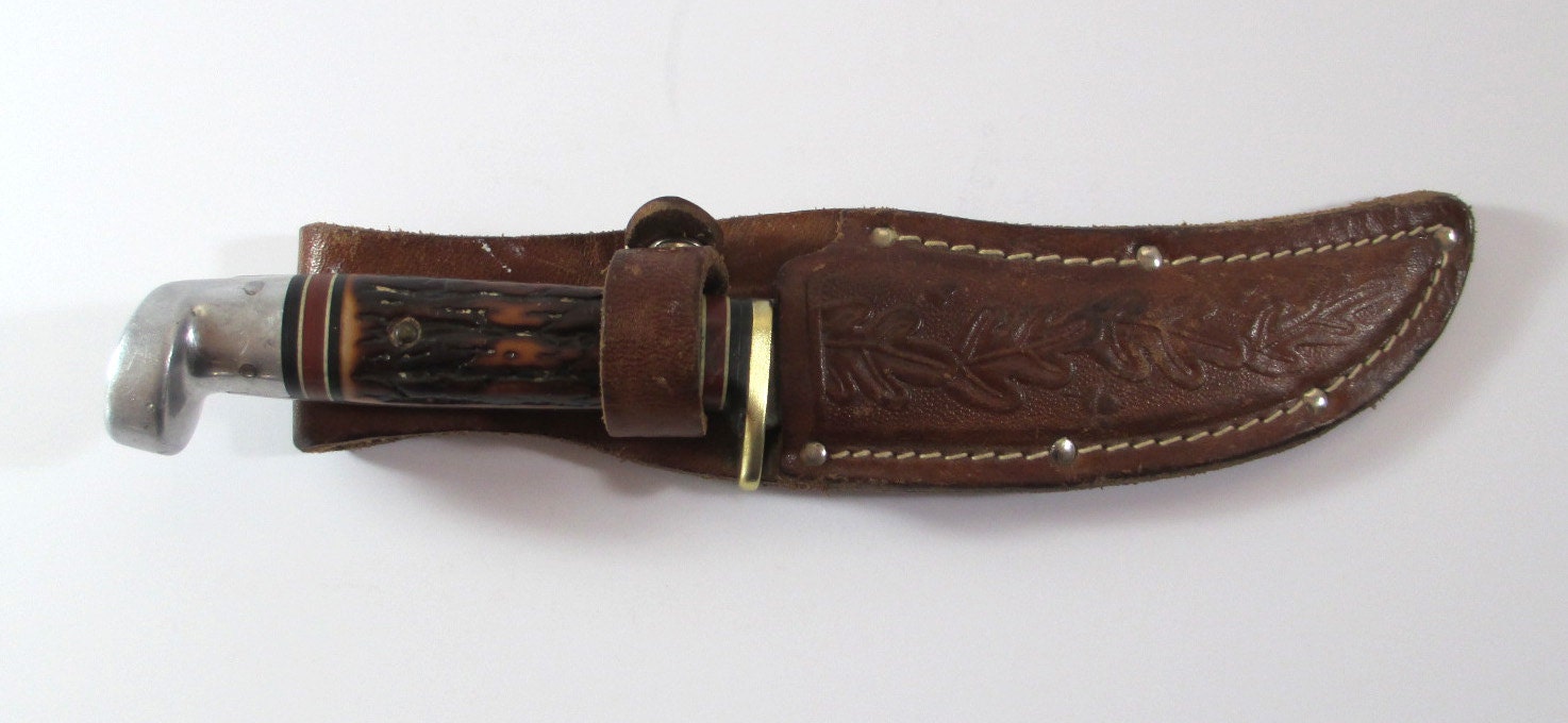 Vintage sheath knife Western Knife Co. Model H40 F original