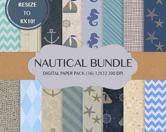 Pack craft  Pages Bundle lanka  Nautical 8x10 12 Printable sri  : x12 supplies Paper   16 paper /