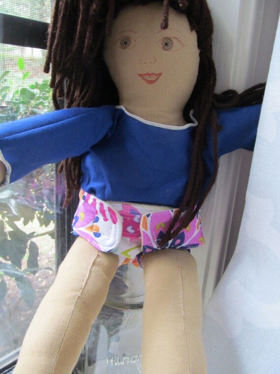3 Baby Doll Diapers Play Diaper doll by FriendsInBowPlaces on Etsy