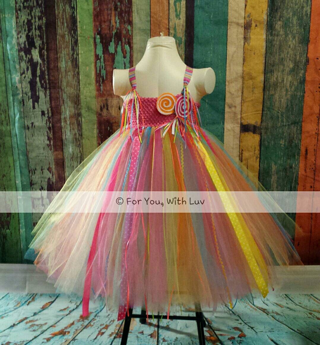 Candy lollipop dress girls candy dress pageant dress
