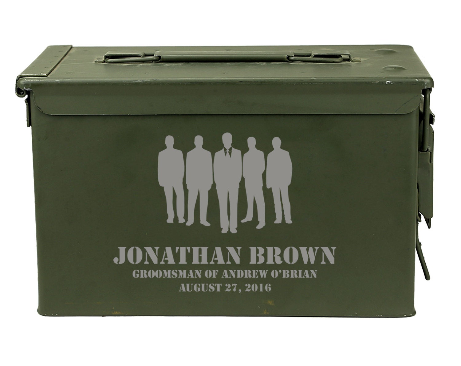 Personalized Ammo Can Airtight Waterproof Groomsman Gift