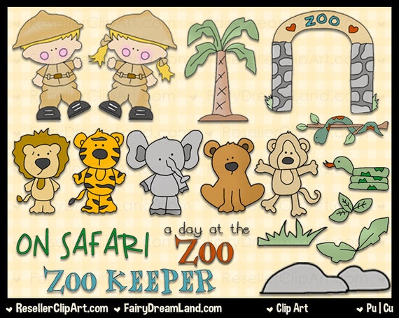 Zoo Keeper Clip Art Commercial Use Digital Image Png