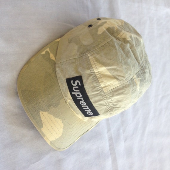 Supreme - Supreme Painted Camo Nylon 6-Panel 黒の+almacenes.iniaf