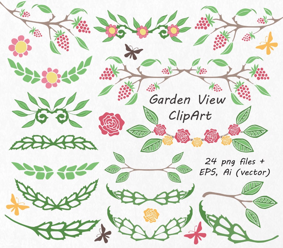 garden view clip art - photo #17