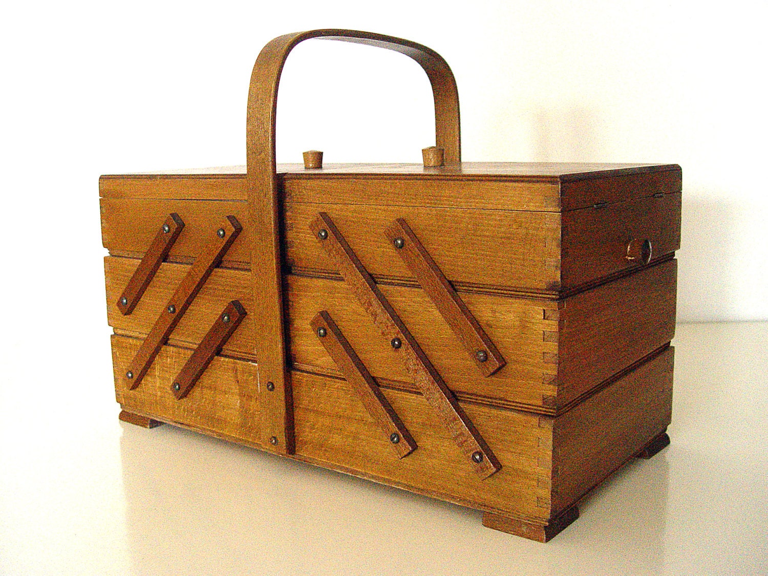 goki wooden sewing box