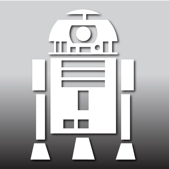 R2D2 Sticker Decal by Vaultvinylgraphics on Etsy