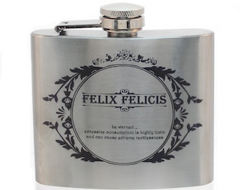 Felix Felicis (Liquid Luck) Stainless Steel Flask, 5oz