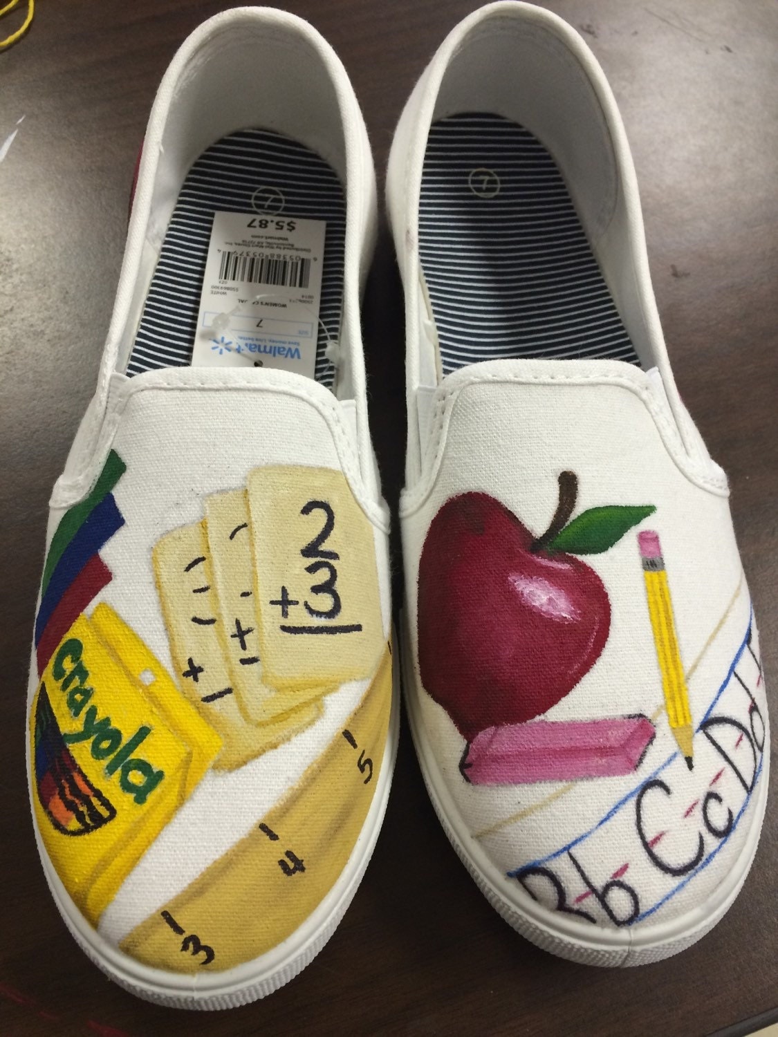 custom teacher shoes