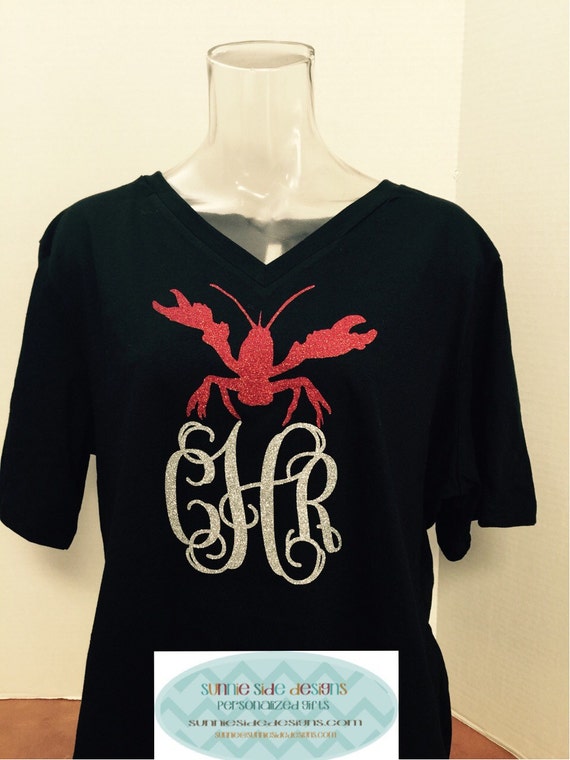 v neck monogram shirt