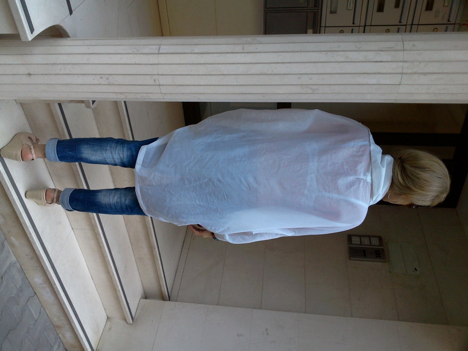 maxi white shirt