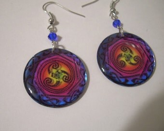 Multicolor Earrings Transparent with Gift Envelope