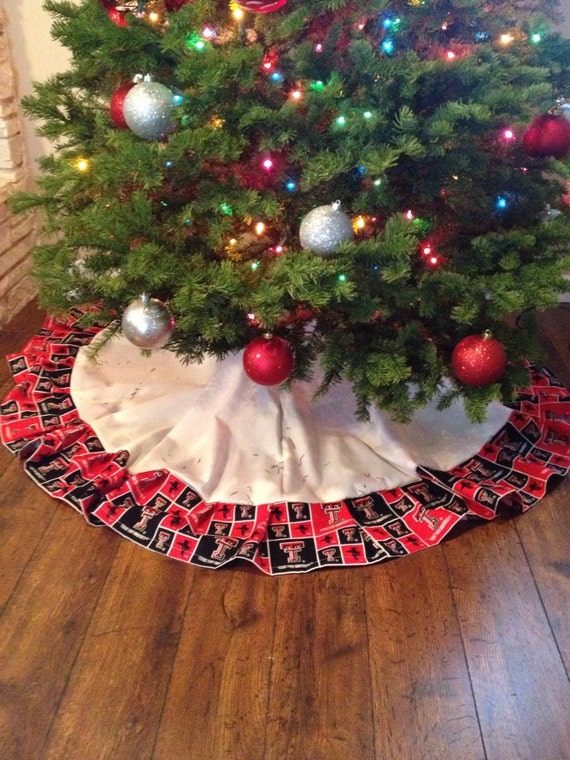 Texas Tech Christmas Tree Skirt